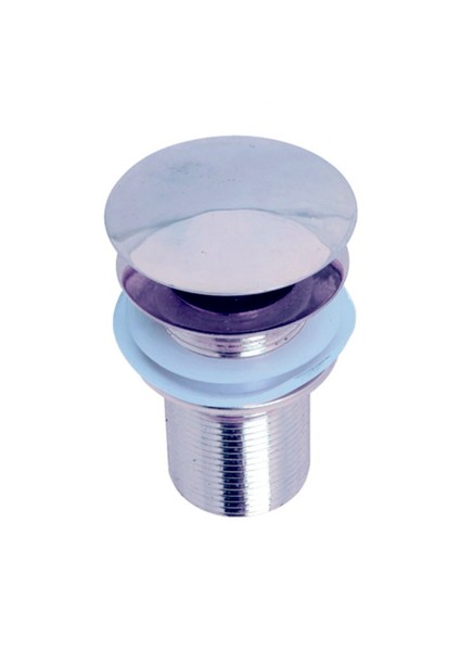 Krom Pop-Up Basmalı Lavabo Sifonu