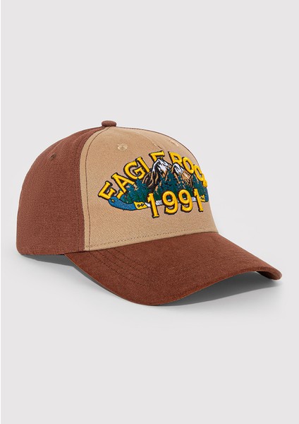 Baskılı Kahverengi Şapka 0911514-70202