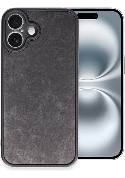 iPhone 16 Şık Görünümlü Premium Kapak Rcv/aras Deri