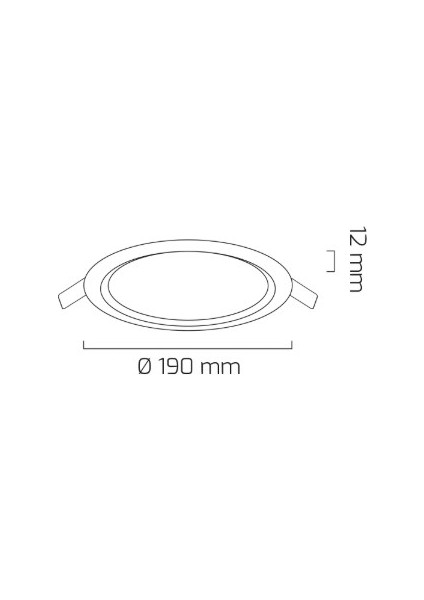6ADET 15W Slim LED Panel Spot (Beyaz Işık) fırsatları
