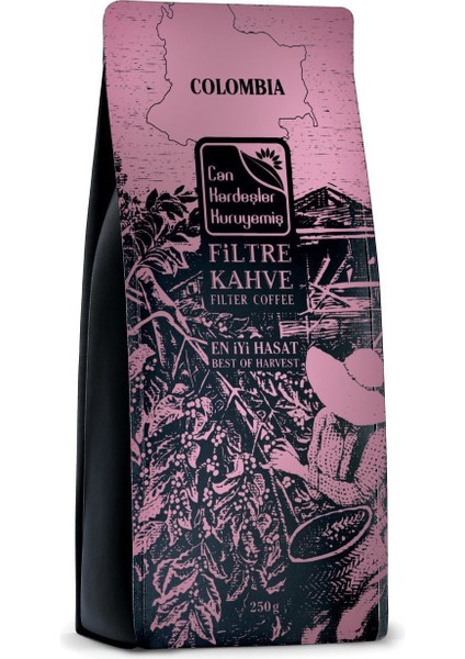 Colombia Filtre Kahve Çekirdek 1000 G