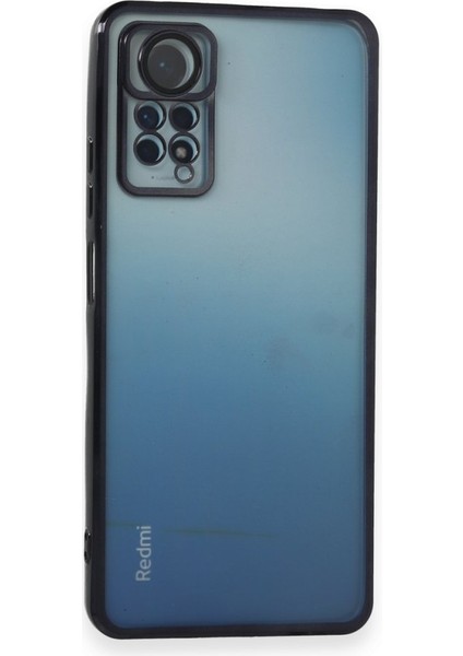 Redmi Note 12 Pro 4g Kılıf Kamera Lens Korumalı Parlak Silikon Kapak Ryc/razer Lens - Siyah