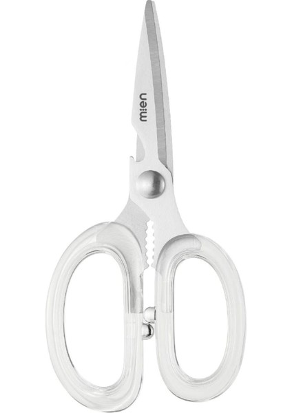 Paslanmaz Çelik Mutfak Makası | 304 Kalite Paslanmaz Çelik Gövde | Ergonomik Saplı, Dayanıklı ve Uzun Ömürlü Kesme Makası | Ev & Profesyonel Mutfak Kullanımı Için fırsatları