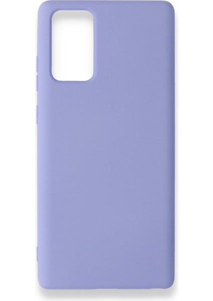 Samsung Galaxy Note 20 Kadife Dolgulu Lansman Silikon Kılıf Rcv/nano Lansman