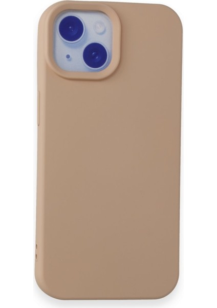 iPhone 15 Kadife Dolgulu Lansman Silikon Kılıf Rcv/nano Lansman