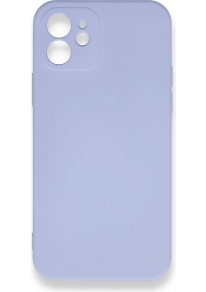 iPhone 12 Kadife Dolgulu Lansman Silikon Kılıf Rcv/nano Lansman