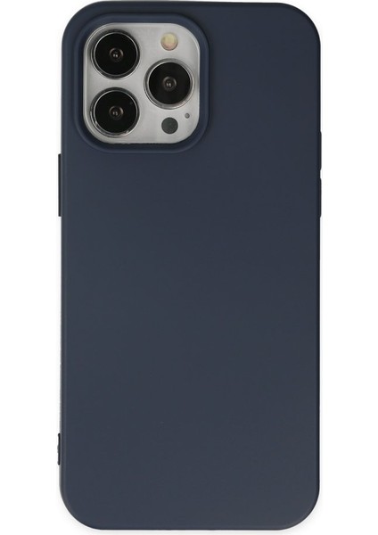 iPhone 14 Pro Max Kadife Dolgulu Lansman Silikon Kılıf Rcv/nano Lansman