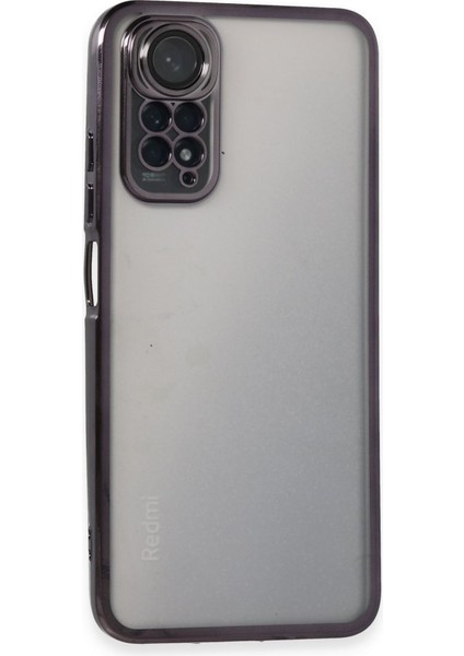 Redmi Note 11 4g Kılıf Kamera Lens Korumalı Parlak Silikon Kapak Ryc/razer Lens - Mor