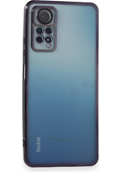 Redmi Note 12 Pro 4g Kılıf Kamera Lens Korumalı Parlak Silikon Kapak Ryc/razer Lens - Mor
