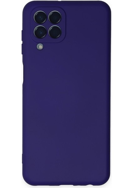 Samsung Galaxy M33 Kadife Dolgulu Lansman Silikon Kılıf Rcv/nano Lansman