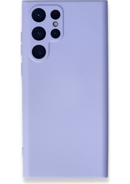 Samsung Galaxy S23 Ultra Kadife Dolgulu Lansman Silikon Kılıf Rcv/nano Lansman