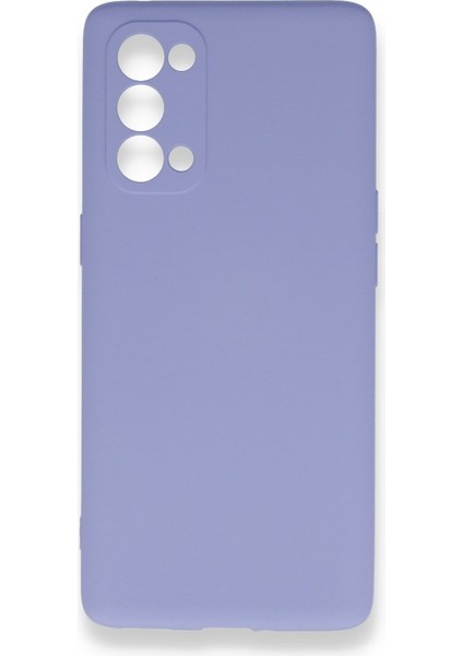 Oppo Reno 5 Pro Kadife Dolgulu Lansman Silikon Kılıf Rcv/nano Lansman