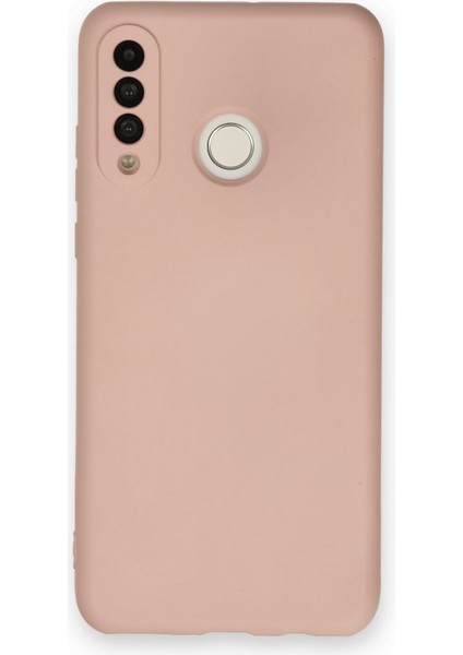 Huawei P30 Lite Kadife Dolgulu Lansman Silikon Kılıf Rcv/nano Lansman