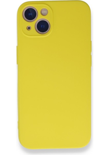 iPhone 13 Kadife Dolgulu Lansman Silikon Kılıf Rcv/nano Lansman