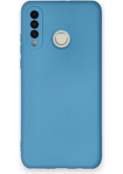 Huawei P30 Lite Kadife Dolgulu Lansman Silikon Kılıf Rcv/nano Lansman