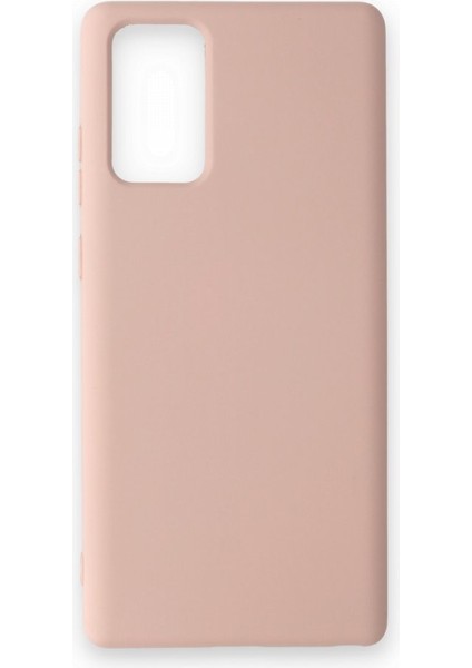 Samsung Galaxy Note 20 Kadife Dolgulu Lansman Silikon Kılıf Rcv/nano Lansman