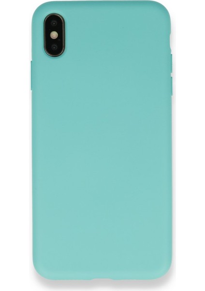 iPhone Xs Max Kadife Dolgulu Lansman Silikon Kılıf Rcv/nano Lansman