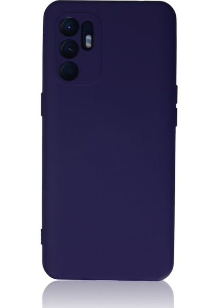 Oppo Reno 6 Kadife Dolgulu Lansman Silikon Kılıf Rcv/nano Lansman