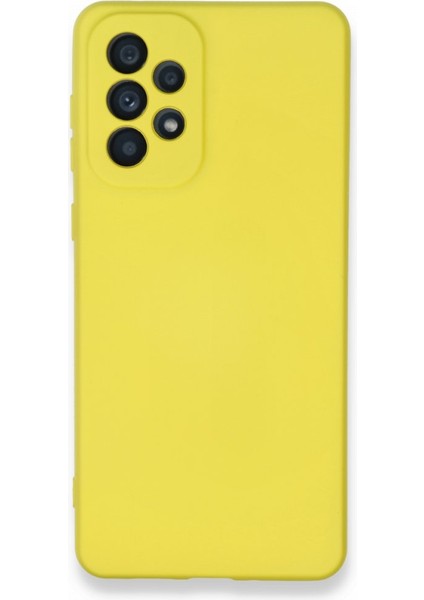 Samsung Galaxy A53 5g Kadife Dolgulu Lansman Silikon Kılıf Rcv/nano Lansman