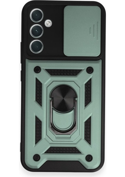 Samsung Galaxy A54 5g Kamera Sürgülü Tam Koruma Sert Silikon Kapak Ryc/ Pars Yüzüklü