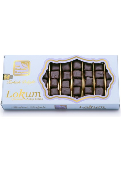 Çikolatalı Antep Fıstıklı Lokum 420 G