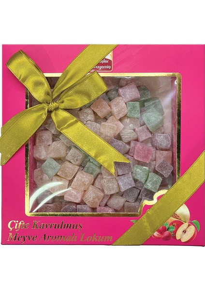 Çifte Kavrulmuş Meyveli Lokum 500 G