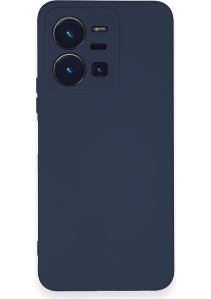Vivo Y35 Kadife Dolgulu Lansman Silikon Kılıf Rcv/nano Lansman