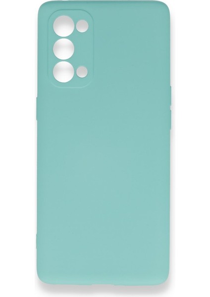 Oppo Reno 5 Pro Kadife Dolgulu Lansman Silikon Kılıf Rcv/nano Lansman