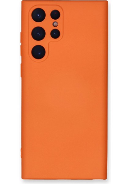 Samsung Galaxy S24 Ultra Kadife Dolgulu Lansman Silikon Kılıf Rcv/nano Lansman