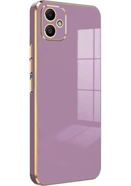 Samsung Galaxy A05 Parlak Yapılı Silikon Kılıf Rcv/volet