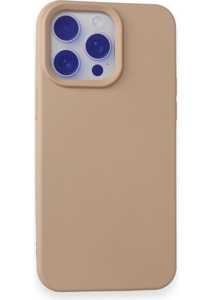 iPhone 15 Pro Max Kadife Dolgulu Lansman Silikon Kılıf Rcv/nano Lansman