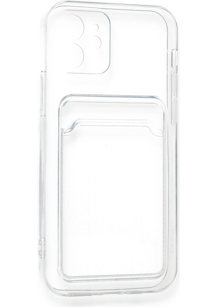 iPhone 11 Kart Hazneli Şeffaf Silikon Kılıf Rcv/kart Şeffaf modelleri