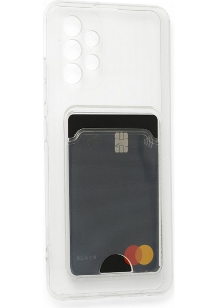 iPhone 11 Kart Hazneli Şeffaf Silikon Kılıf Rcv/kart Şeffaf fırsatları