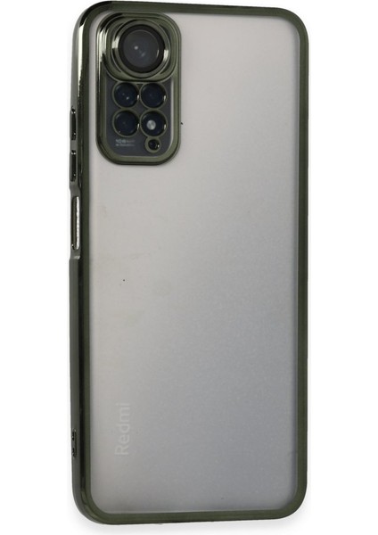 Redmi Note 11 4g Kılıf Kamera Lens Korumalı Parlak Silikon Kapak Ryc/razer Lens - Yeşil