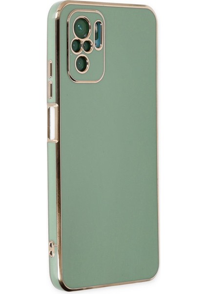 Redmi Note 10 Parlak Yapılı Silikon Kılıf Rcv/volet