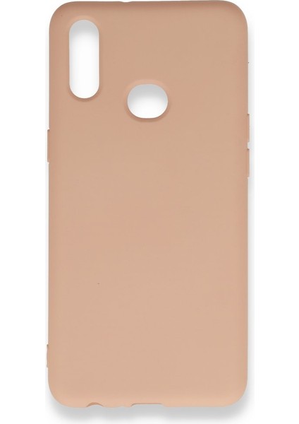 Samsung Galaxy A10S Kadife Dolgulu Lansman Silikon Kılıf Rcv/nano Lansman