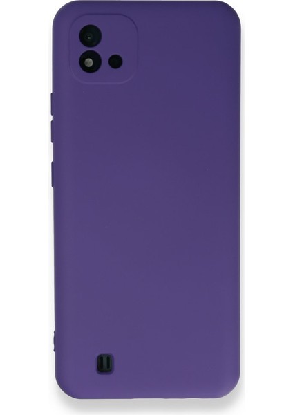 Realme C11 2021 Kadife Dolgulu Lansman Silikon Kılıf Rcv/nano Lansman