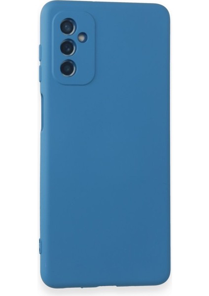 Samsung Galaxy M52 5g Kadife Dolgulu Lansman Silikon Kılıf Rcv/nano Lansman
