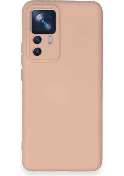 Xiaomi Mi 12T Pro Kadife Dolgulu Lansman Silikon Kılıf Rcv/nano Lansman