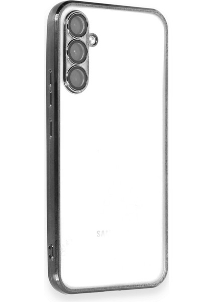 Samsung Galaxy A54 5g Kılıf Kamera Lens Korumalı Parlak Silikon Kapak Ryc/razer Lens - Siyah