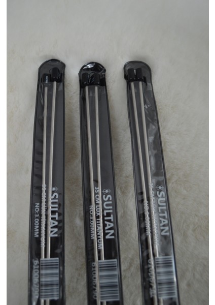 Lüx Titanyum Şiş (35CM) – 3 No – 3 Adet