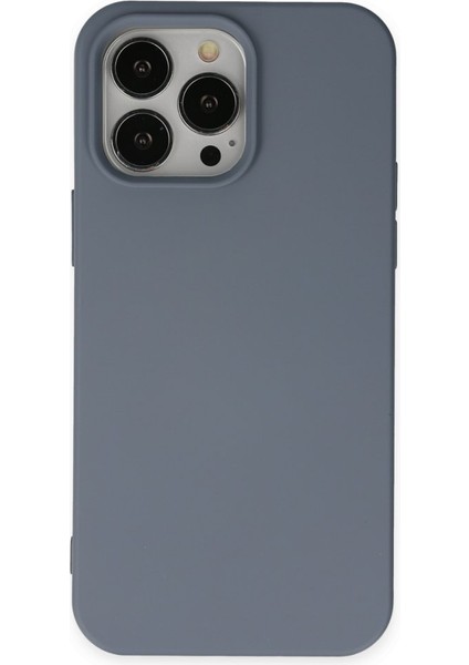 iPhone 15 Pro Max Kadife Dolgulu Lansman Silikon Kılıf Rcv/nano Lansman