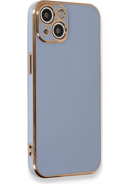 iPhone 13 Parlak Yapılı Silikon Kılıf Rcv/volet