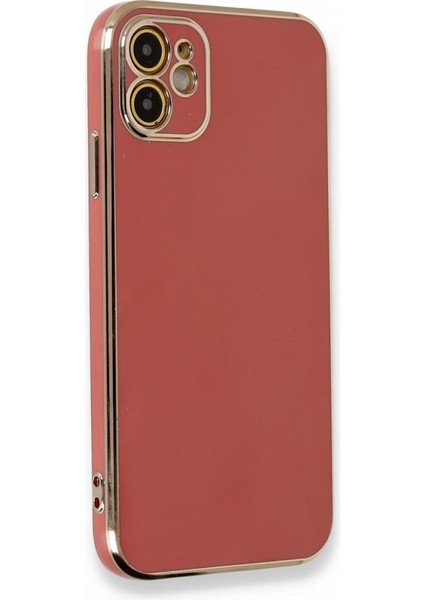 iPhone 11 Parlak Yapılı Silikon Kılıf Rcv/volet
