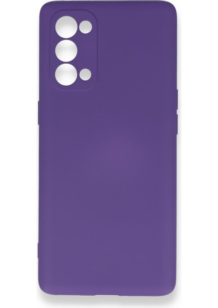 Oppo Reno 5 Pro Kadife Dolgulu Lansman Silikon Kılıf Rcv/nano Lansman