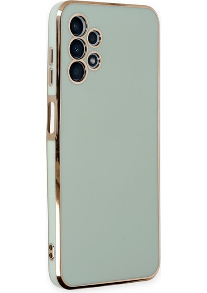 Samsung Galaxy A13 4g Parlak Yapılı Silikon Kılıf Rcv/volet