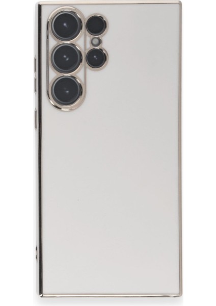 Samsung Galaxy S23 Ultra Parlak Yapılı Silikon Kılıf Rcv/volet