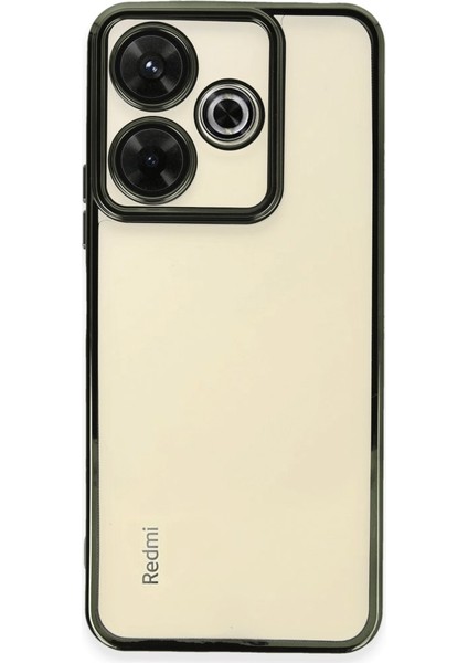 Redmi 13 4g Kılıf Kamera Lens Korumalı Parlak Silikon Kapak Ryc/razer Lens - Yeşil