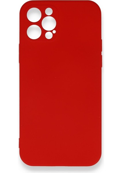 iPhone 12 Pro Kadife Dolgulu Lansman Silikon Kılıf Rcv/nano Lansman