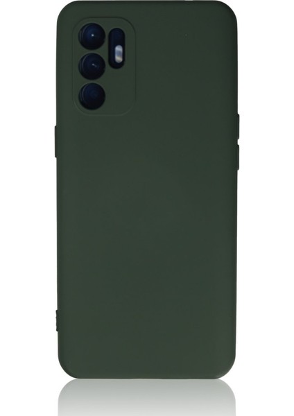 Oppo Reno 6 Kadife Dolgulu Lansman Silikon Kılıf Rcv/nano Lansman